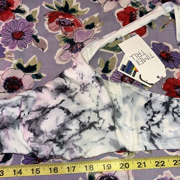 M 8/10 Women’s Bikini Top Two Adjustable Straps Underwire - Picture 12 of 13